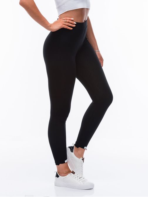 Kényelmes fekete női leggings PLR112