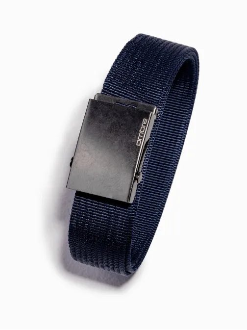 Sötét kék textil öv  A376