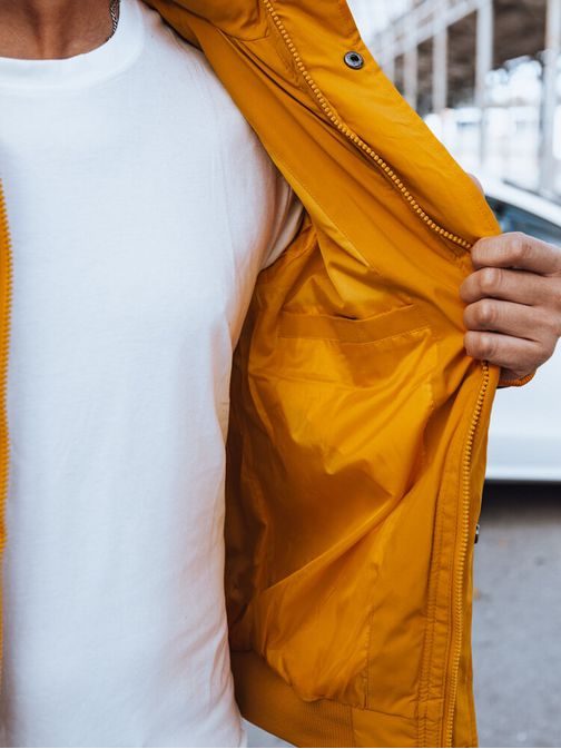 Trendi mustársárga téli dzseki