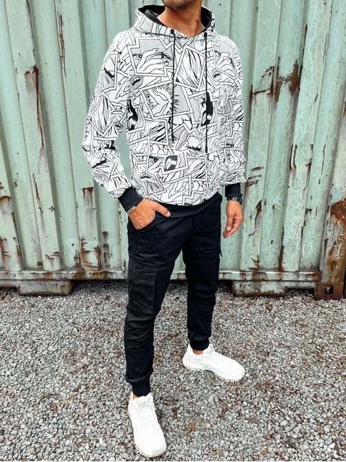 Fehér kpaucnis felső érdekes lenyomattal