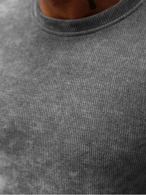 Grafit szürke pulóver  O/D7289