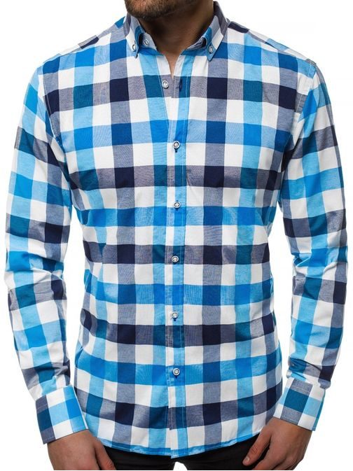 Kék kockás ing V/K168Z