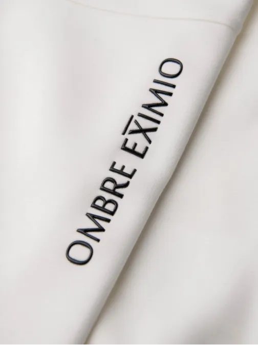 Divatos melegítőnadrág férfiaknak fehér V2 OM-PASK-0223