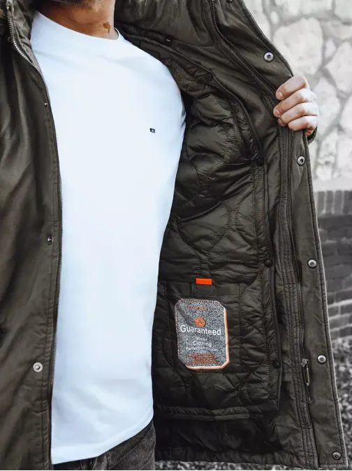 Zöld párka kabát eredeti kivitelben