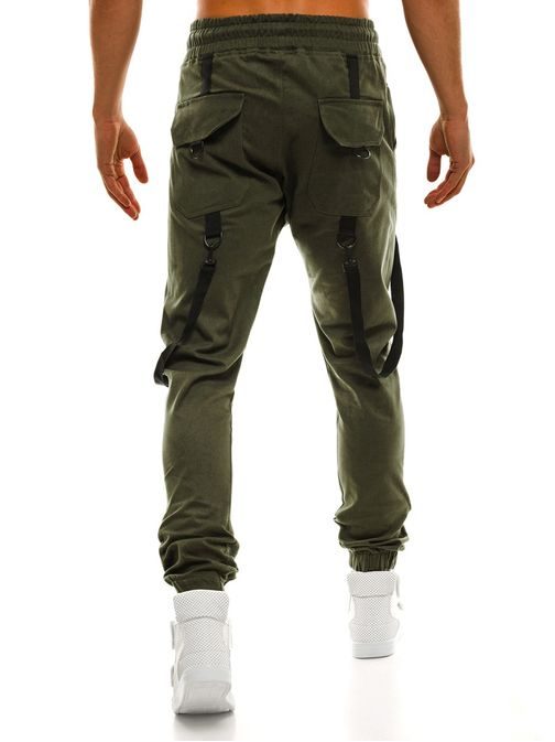 Divatos khaki zödl jogger nadrág ATHLETIC 0920