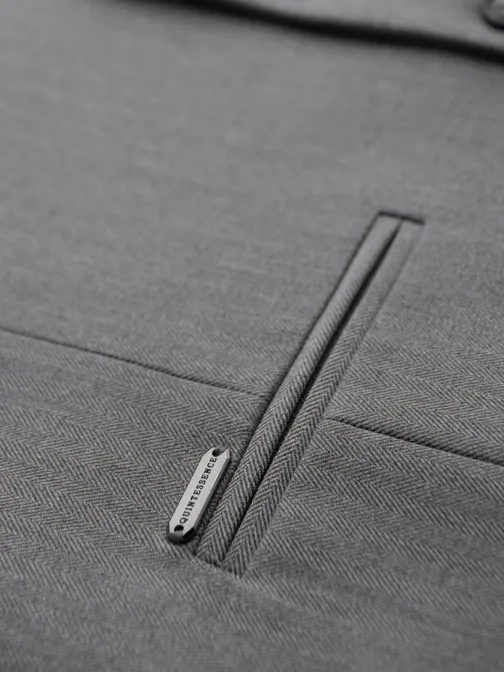 Elegáns férfi szürke mellény V1 BLZV-0143