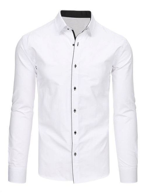 Gyönyörű fehér ing fekete szegéllyel