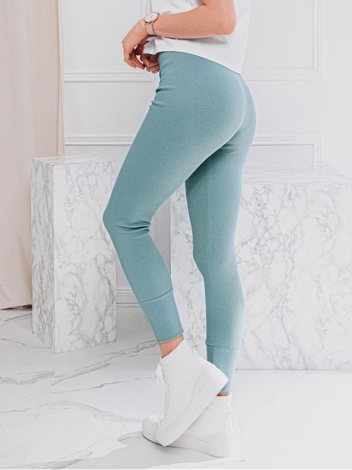 Egyszerű ásványkék színű női leggings PLR061