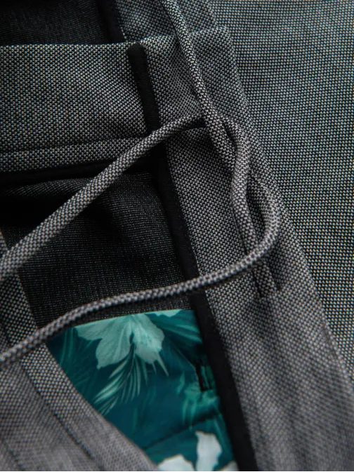 Fekete chino férfi rövidnadrág V2 SRCS-0149