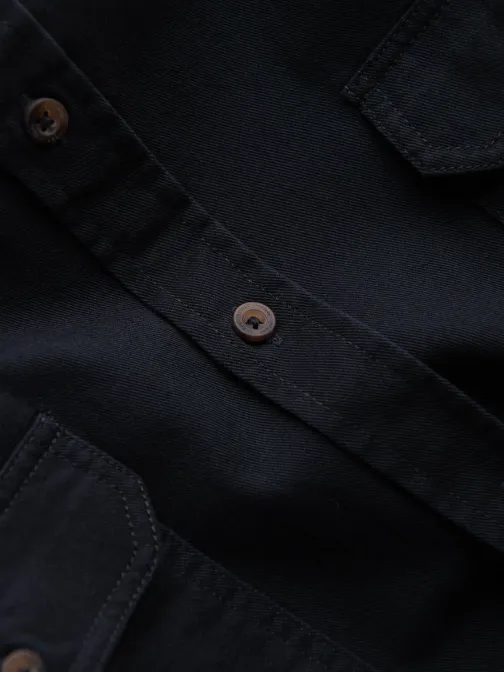 Lezsér sötét kék ing zsebekkel  V3 SHCS-0146