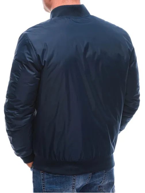 Eredeti sötét kék bomber dzseki  C532