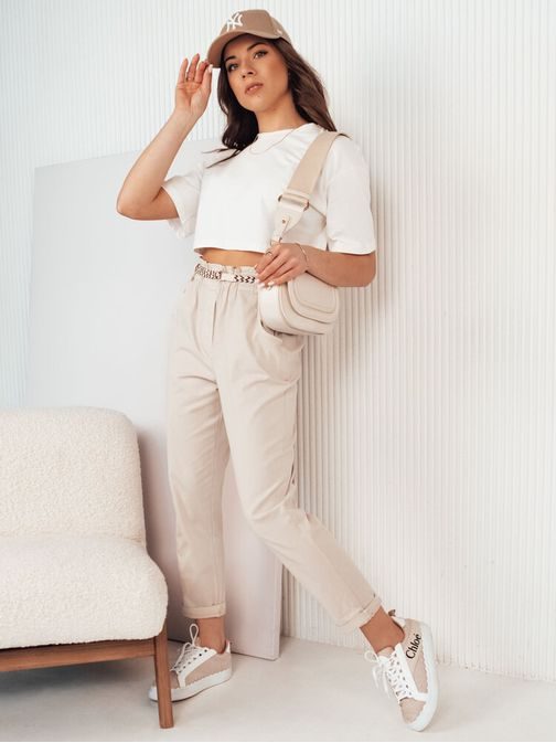 Női halvány bézs nadrág Erlon