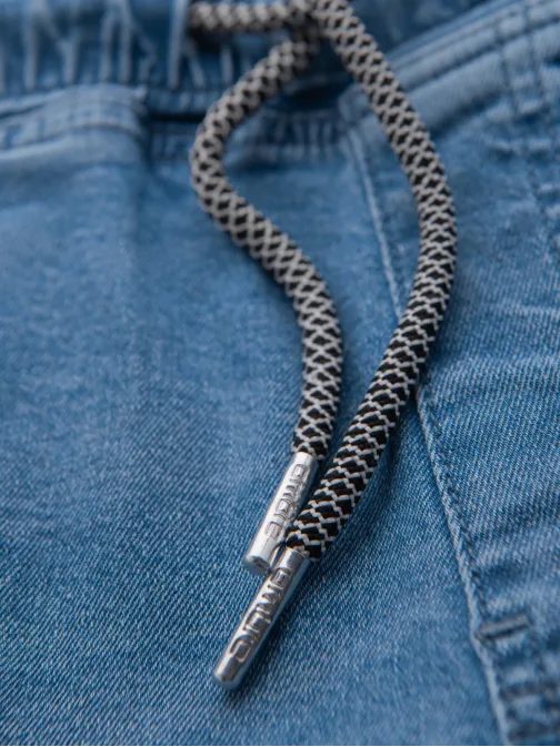 Stílusos kék farmer rövidnadrág V1 SRDS-0161