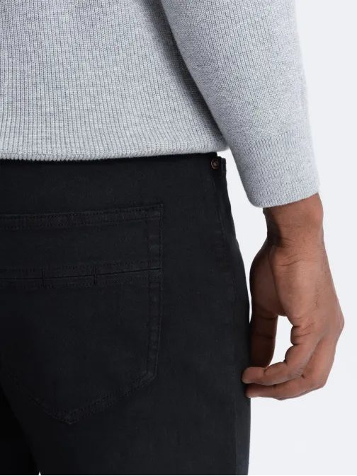 Elegáns fekete farmer nadrág  P1058