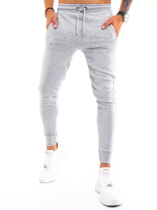 Kényelmes szürke melegítő nadrág