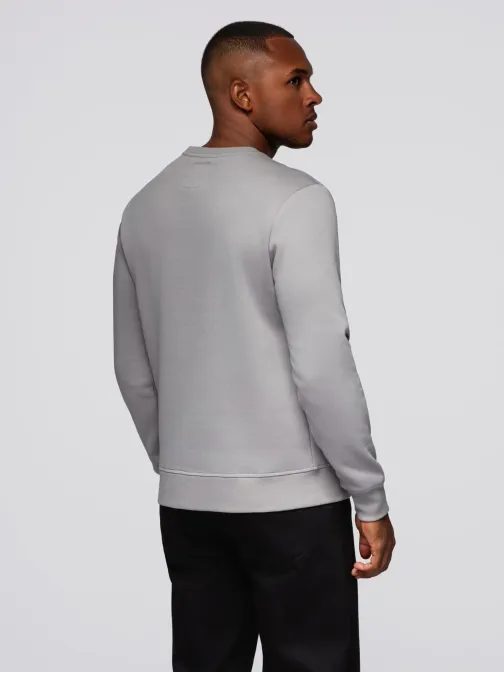 Szürke kapucnis férfi kapucni nélkül V4 OM-SSNZ-0243