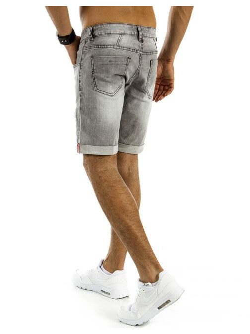 Stílusos szürke rövid farmernadrág