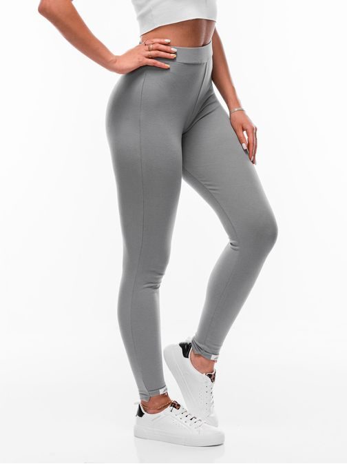 Kényelmes szürke női leggings PLR112