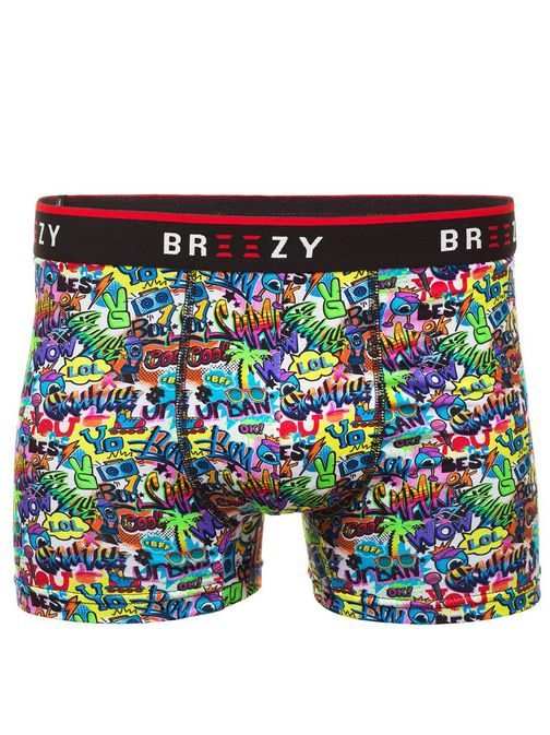 Színes mintás boxeralsó B/88005