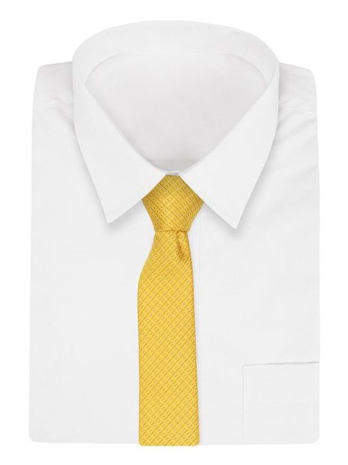 Látványos sárga nyakkendő