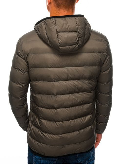 Őszi khaki színű dzseki C451