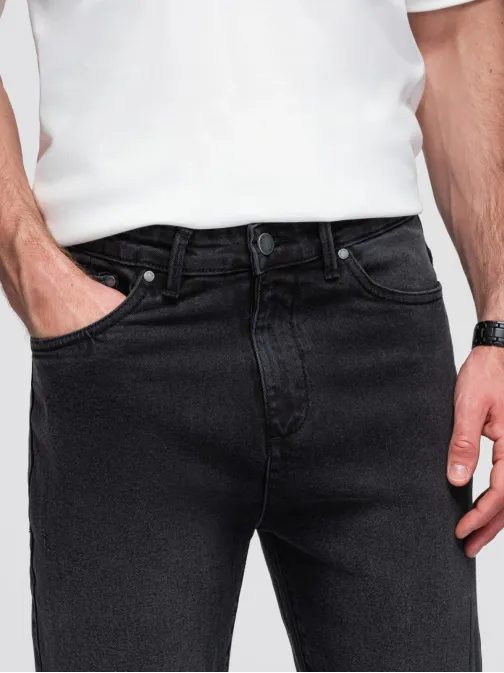 Férfi fekete farmernadrág V3 PADJ-0265