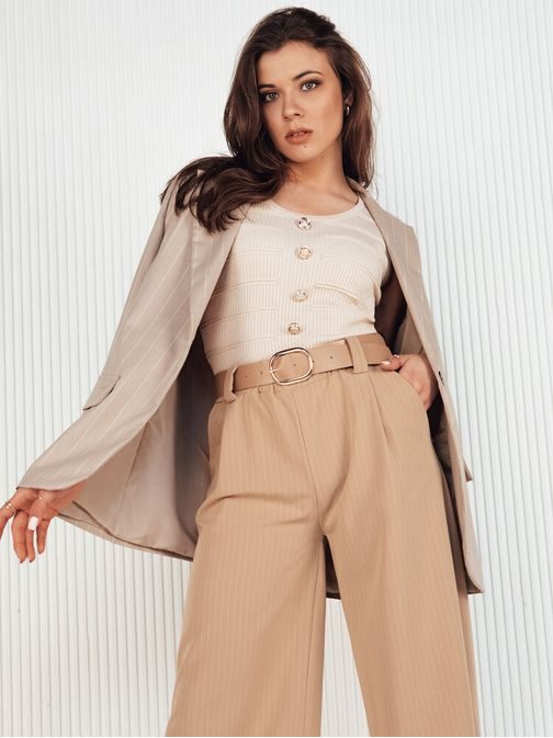 Elegáns bézs női top Glardos