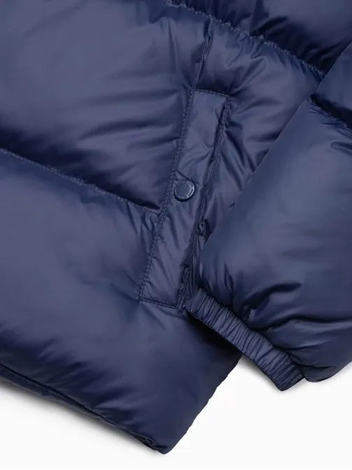 Sötét kék téli dzseki  C546