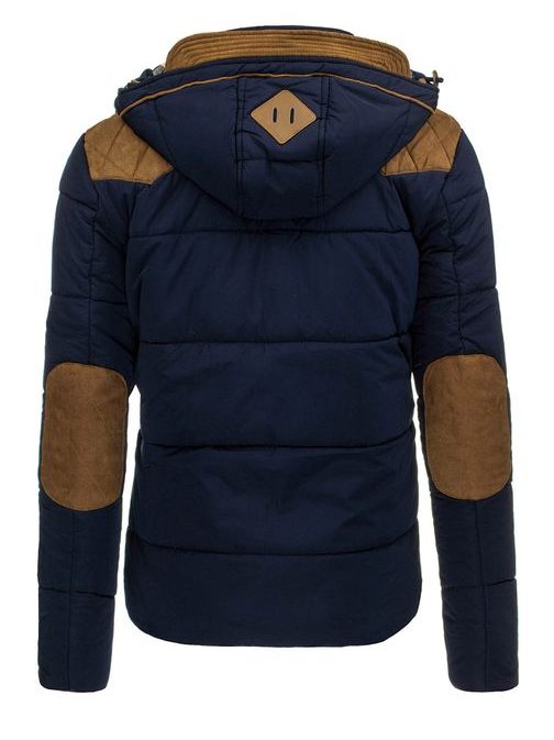 Téli sötét kék  ferfi kabát