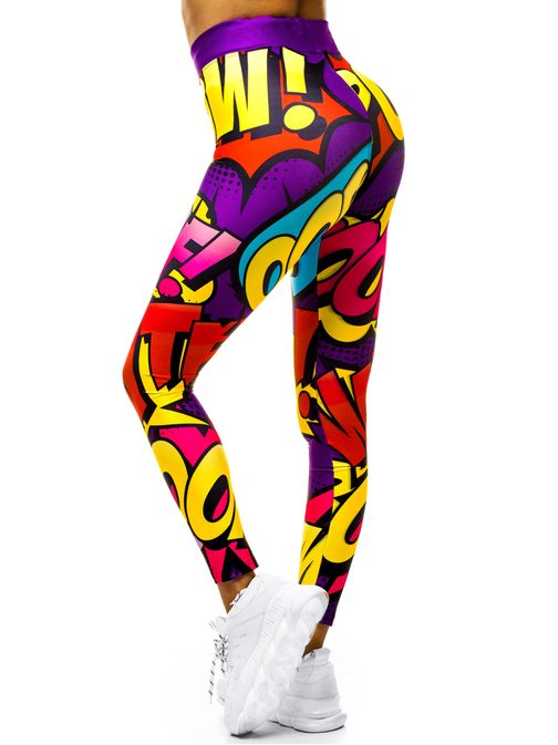 Különleges színes női leggings O/20937
