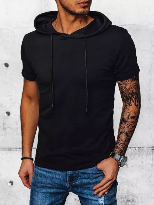 Fekete kapucnis póló