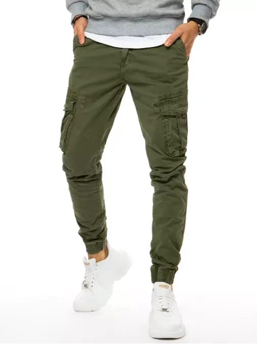 Eredeti nadrág khaki zöld színben