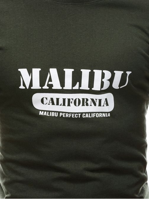 Khaki póló  Malibu S1592