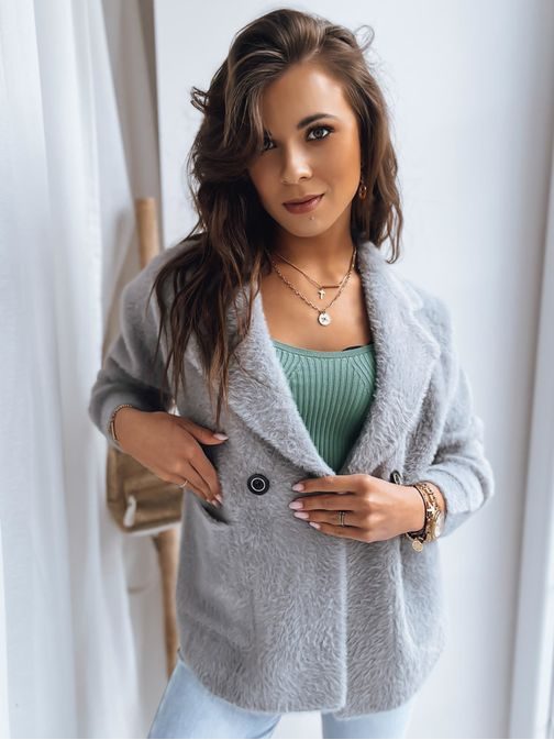 Divatos szürke női blézer Creme