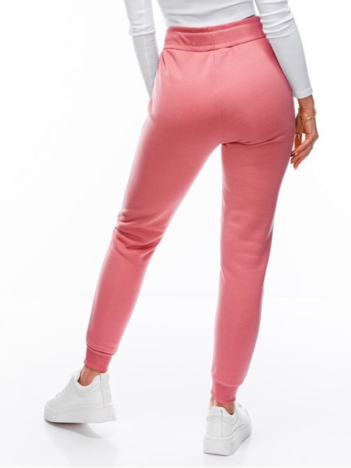 Egyszerű rózsaszín női melegítő nadrág PLR070