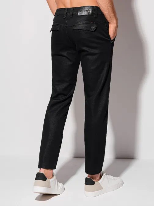 Fekete chinó stílusú farmer nadrág   P1319