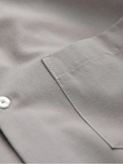 Férfi szürke ing mellzsebbel V1 K694