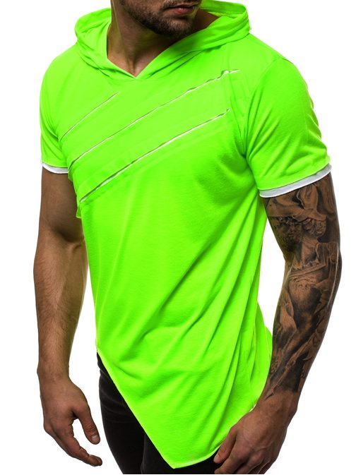 Stílusos neon zöld póló O/1185XZ