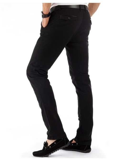Elegáns fekete chino nadrág