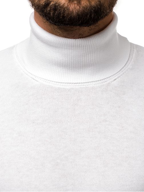 Fehér garbó nyakú pulóver  B/95008