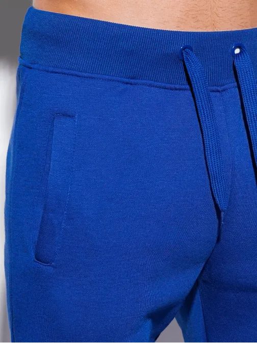 Egyszínű kék melegítő nadrág P928