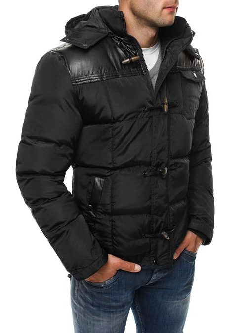 Egyedi fekete téli kabát Adrexx 26
