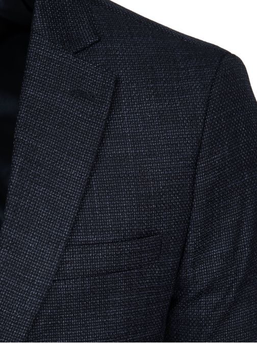 Stílusos férfi zakó kék színben