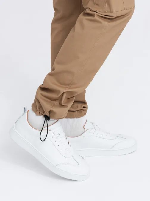 Világos barna modern férfi cargo nadrág V3 PACG-0189