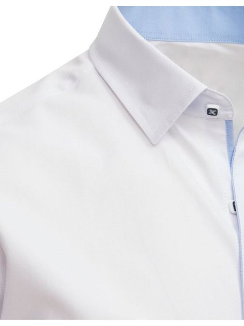 Egyszínű fehér ing