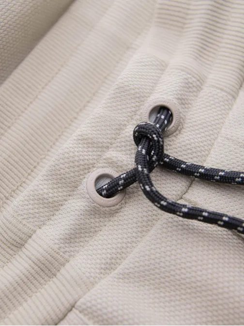 Trendi bézs kötött melegítőnadrág  V1 PASK-0211