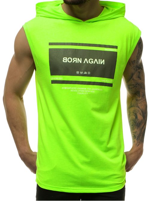 Eredeti neon zöld galléros póló MACH/M1152