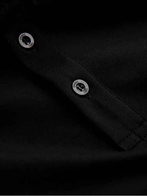 Fekete galléros ing kontrszt elemekkel  V2 POSS-0123