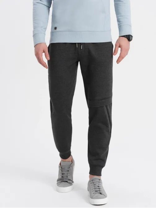 Grafit melegítőnadrág trendi steppeléssel V2 PASK-0147