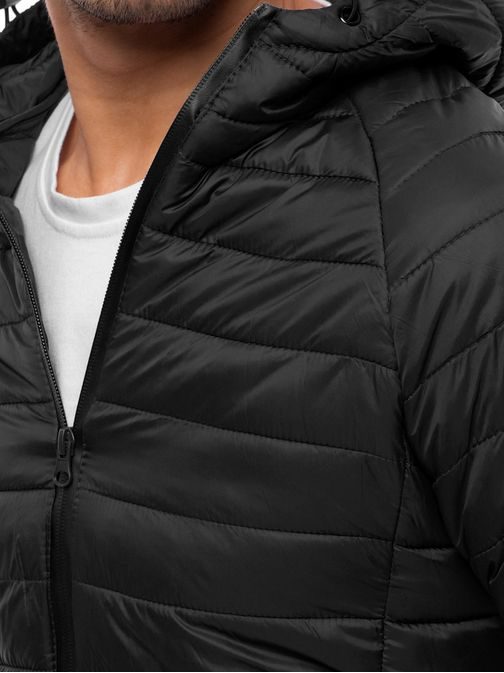 Fekete átmeneti steppelt dzseki